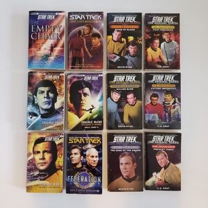 Lot 12 Star Trek Original Series Pocket Paperback Novel Book Great condition Vtg